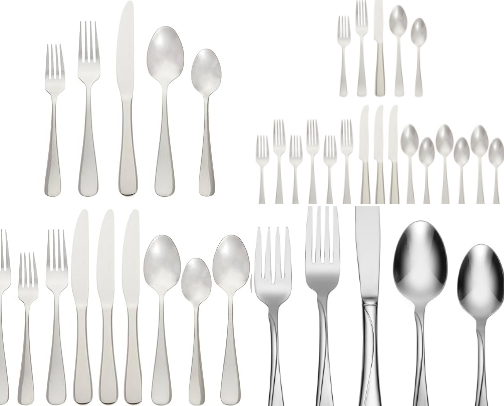 Top 10 Stainless Steel Silverware Sets cover photo collage