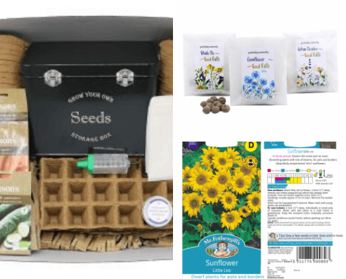 Seeds & Seed Organisers cover photo collage