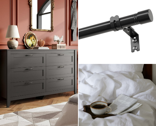 Bed cover photo collage