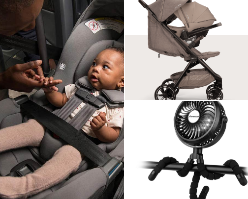 Traveling with a baby must-haves cover photo collage