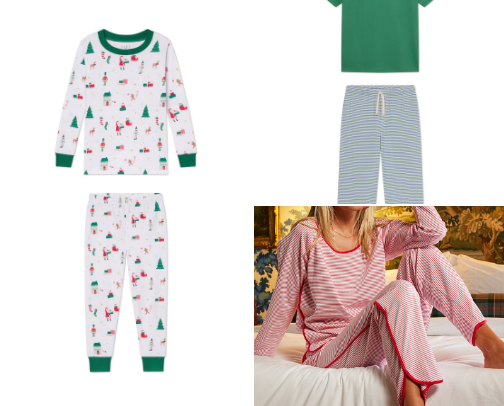 Christmas PJ Pic Planning cover photo collage