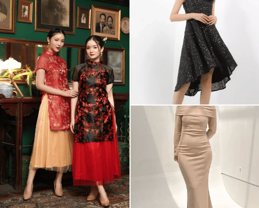 Dress cover photo collage
