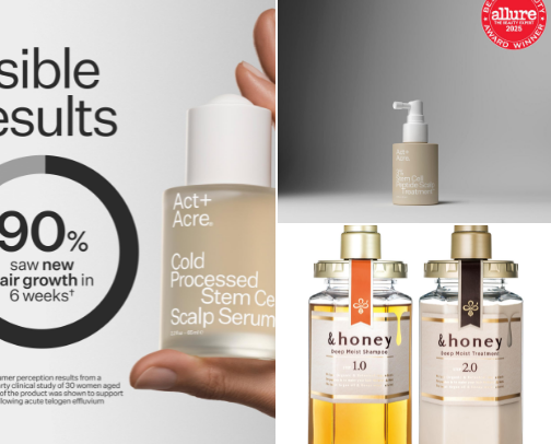 Hair care cover photo collage