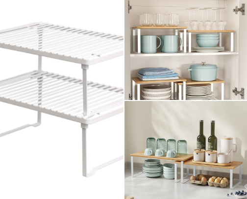 Top 10 Cabinet Shelves for Small Kitchens cover photo collage