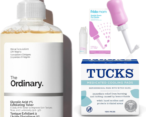 Postpartum Products cover photo collage