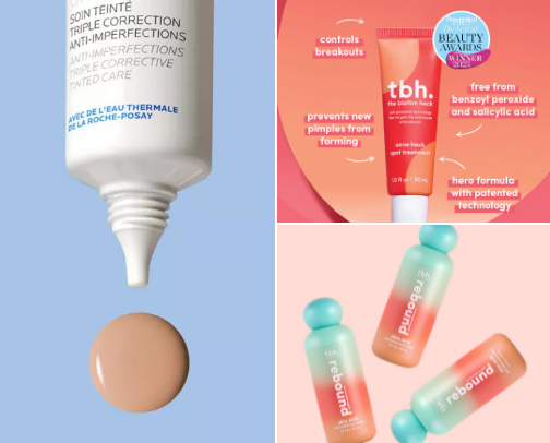 Go-To Skincare for complicated acne-prone skin cover photo collage