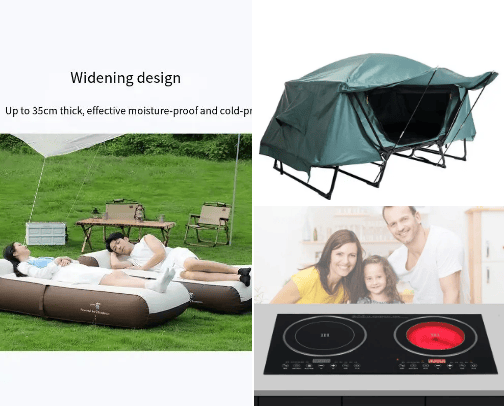 Camping Tech cover photo collage