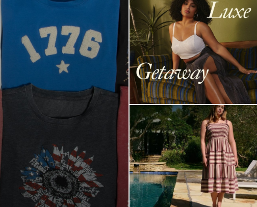 Plus size Fashion & Clothing cover photo collage