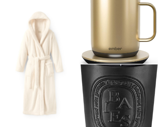 Comfy Cozy Winter Luxury Gifts cover photo collage