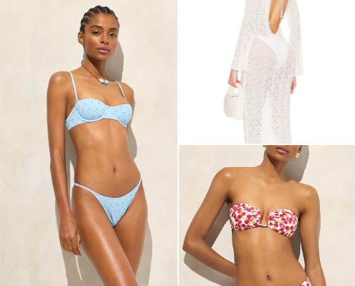 Swimwear cover photo collage