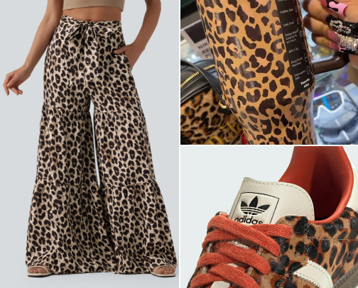 Everything I’m loving in animal print cover photo collage