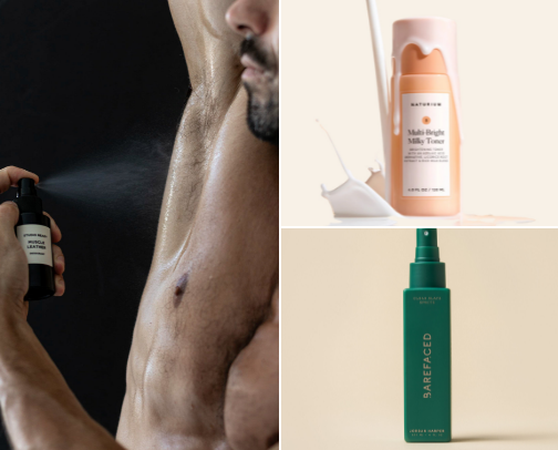 Men's Skincare Recs cover photo collage