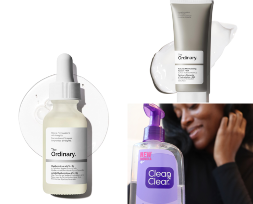 Healthy Skincare from a 20 year old cover photo collage