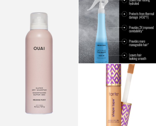 My favorite beauty recs cover photo collage