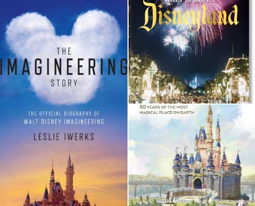 Disney Theme Park Books cover photo collage