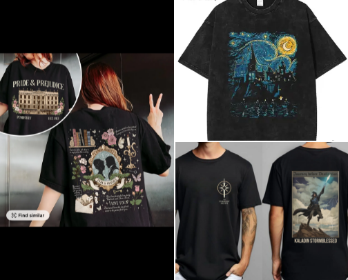 Bookish Shirts that Help You Find More Reader Friends cover photo collage