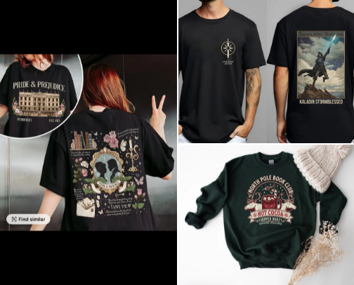 Bookish Shirts that Help You Find More Reader Friends cover photo collage