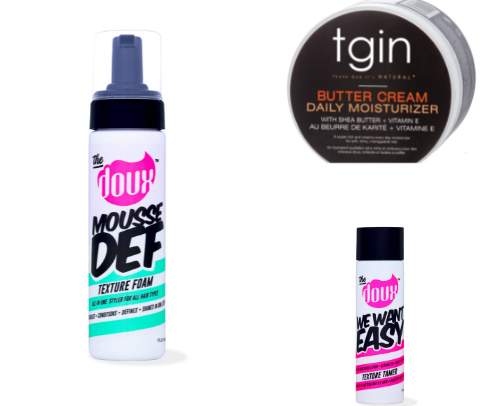 my curly hair routine (3b/3c) cover photo collage