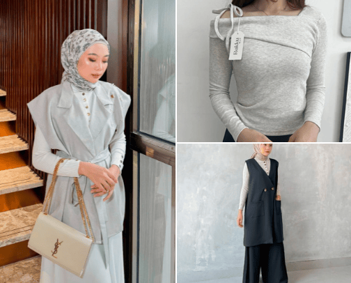 Fashion for casual and formal look cover photo collage