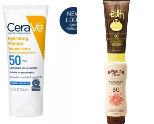 SUNSCREEN FOR ADULT AND KIDS cover photo collage
