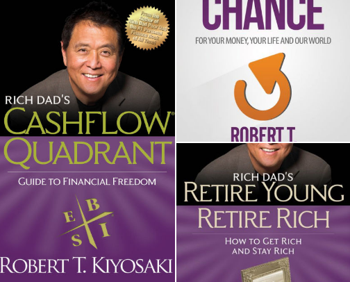 Best Robert T. Kiyosaki's books cover photo collage