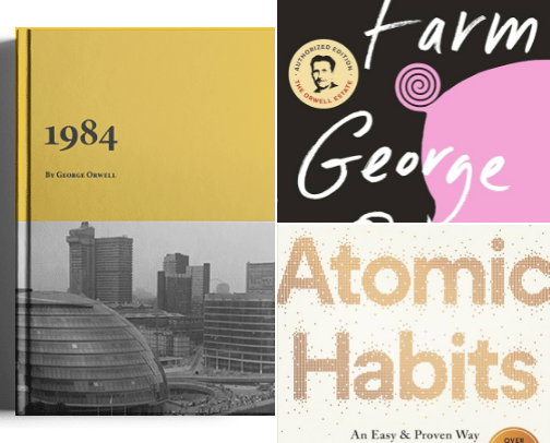Quality Books to spend your time with! cover photo collage