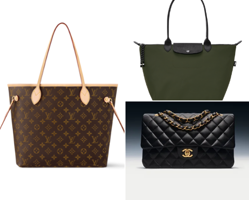 Handbags for women👜 cover photo collage