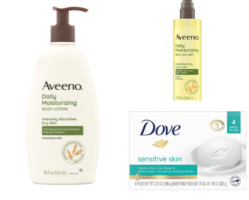 BODY CARE (for sensitive skin ) cover photo collage