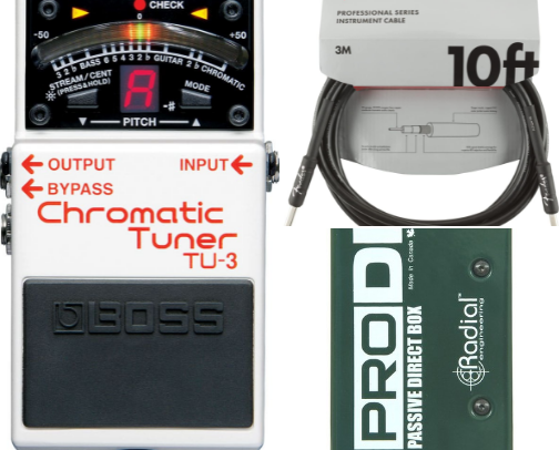 The Road-Ready MUZZ Have: Guitar Rig Essentials for the Gigging Musician cover photo collage