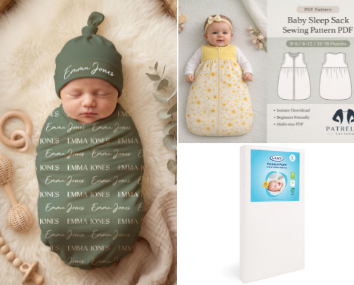 Newborn Baby Essentials Checklist 👶 | Everything First-Time Parents Need cover photo collage