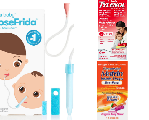 Baby/toddler sick essentials cover photo collage