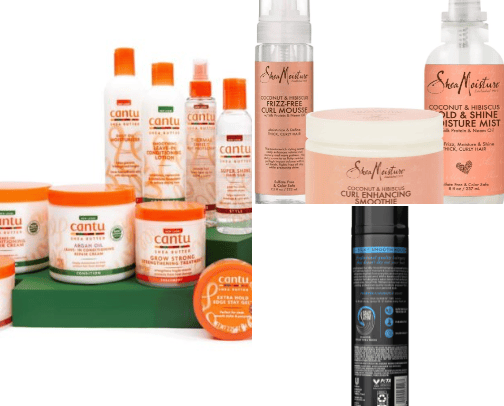 Hair product cover photo collage