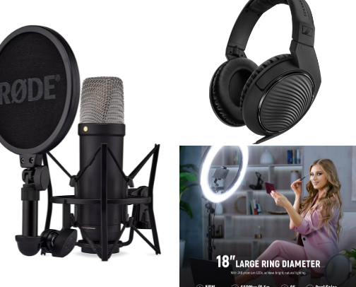 ✨ Best Equipment to Start Your ASMR or Mukbang Channel cover photo collage