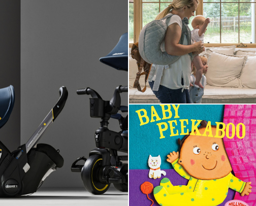 Baby Travel Items cover photo collage