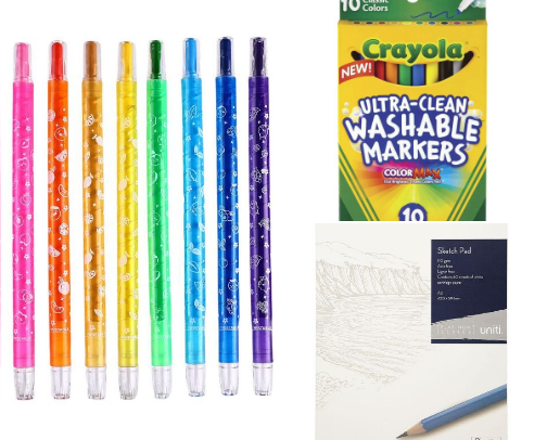 Keep Kids Busy: Art Supplies They’ll Actually Use cover photo collage