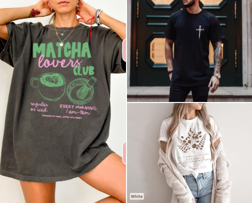 Tshirt for Men & Women cover photo collage