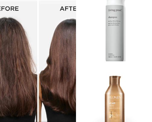 Hair Products for a not curly and not straight hair 🤭✨ cover photo collage