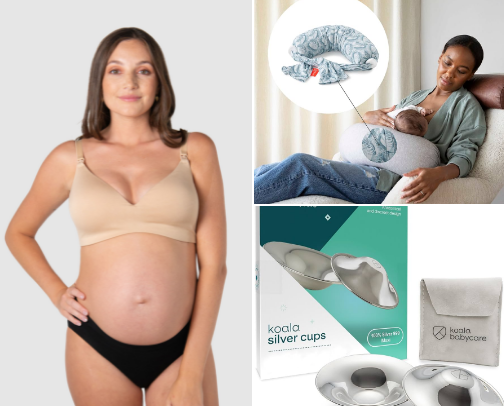 Everything you need to make breastfeeding easier! cover photo collage