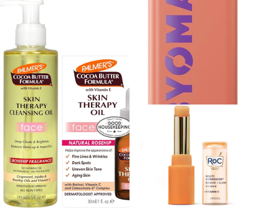 Essential skin care cover photo collage