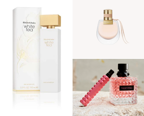 fresh and seductive perfumes cover photo collage