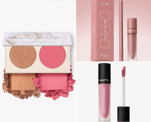 pink makeup🎀 cover photo collage