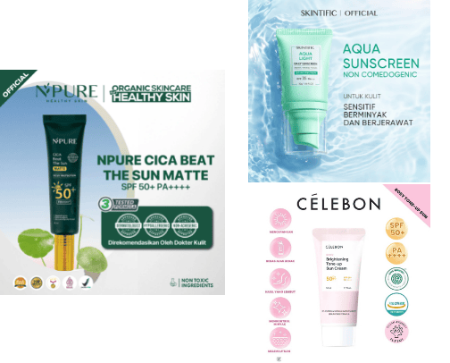 Favorite Sunscreen All the Time cover photo collage
