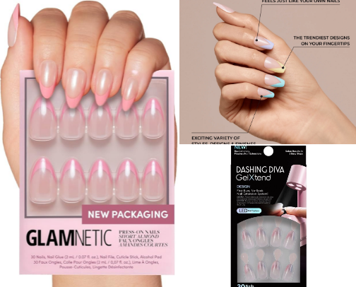 Press on Nails cover photo collage