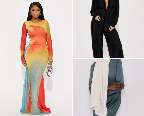 Things that don’t have surprise slits or openings:) Modest Wear cover photo collage