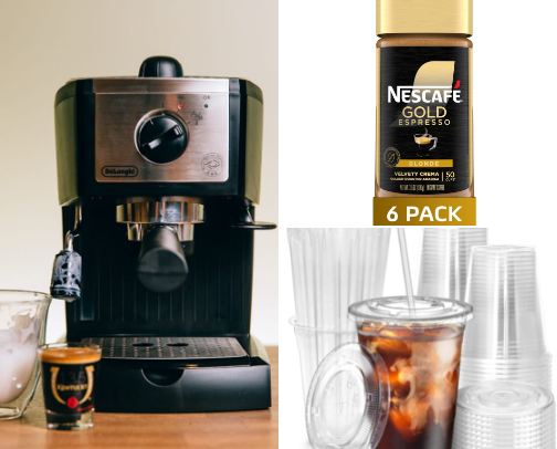 how I’ve perfected my at-home coffees! cover photo collage