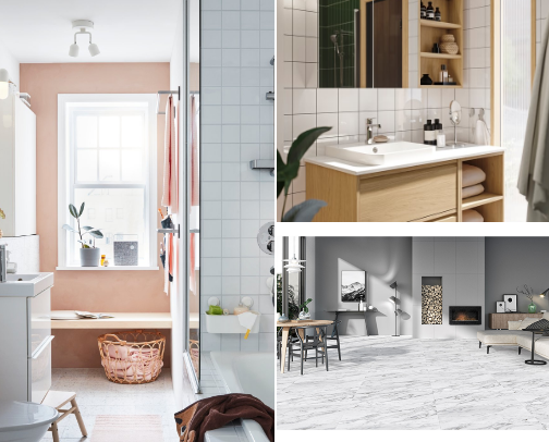 Curaduría de Arquitecto: Elementos Clave para un Baño de Revista cover photo collage