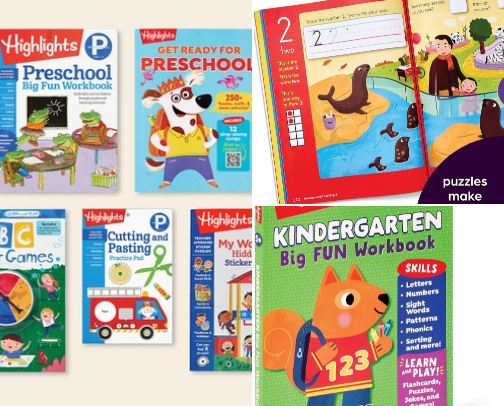 PDF Free - First Grade Big Fun Workbook and Complementary Learning Workbooks cover photo collage
