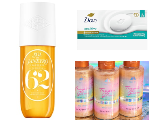 My “It girl” Products cover photo collage