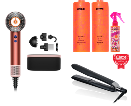 My favorite hair care products cover photo collage