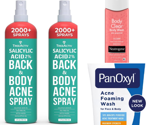 Skin Care for Acne prone and discolored skin cover photo collage